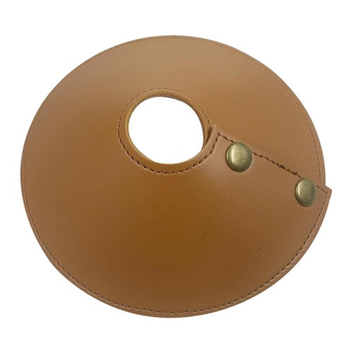 Leather lamp shade - leather,