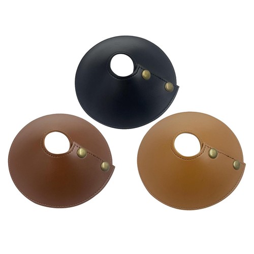 Modern leather lamp shade - modern,