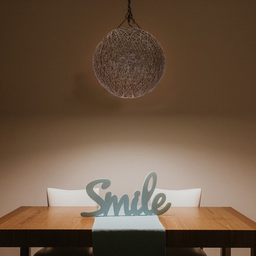 Coffee paper lamp shade - lamp,