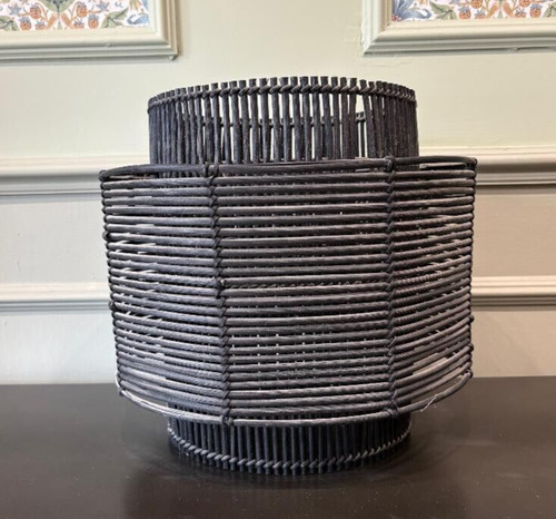 Next black rattan light - ,