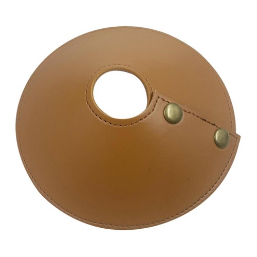 Leather lamp shade - shade, fanshaped