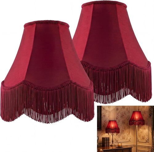 Fringe lamp shade set 2 - fringe, of